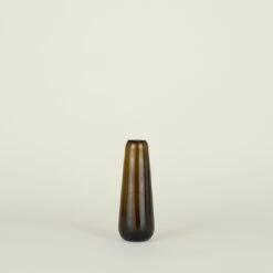 Aurora Slim Drop Vase - Olive