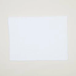 Simple Terry Bath Mat - White