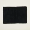 Simple Terry Bath Mat - Black -ferm LIVING Store 0722207517 RT