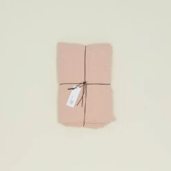 ferm LIVING Store 25 Simple Linen Flat Sheet - Blush