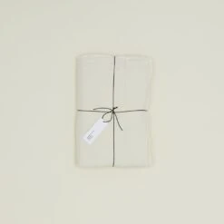 ferm LIVING Store 35 Simple Linen Flat Sheet - Ivory