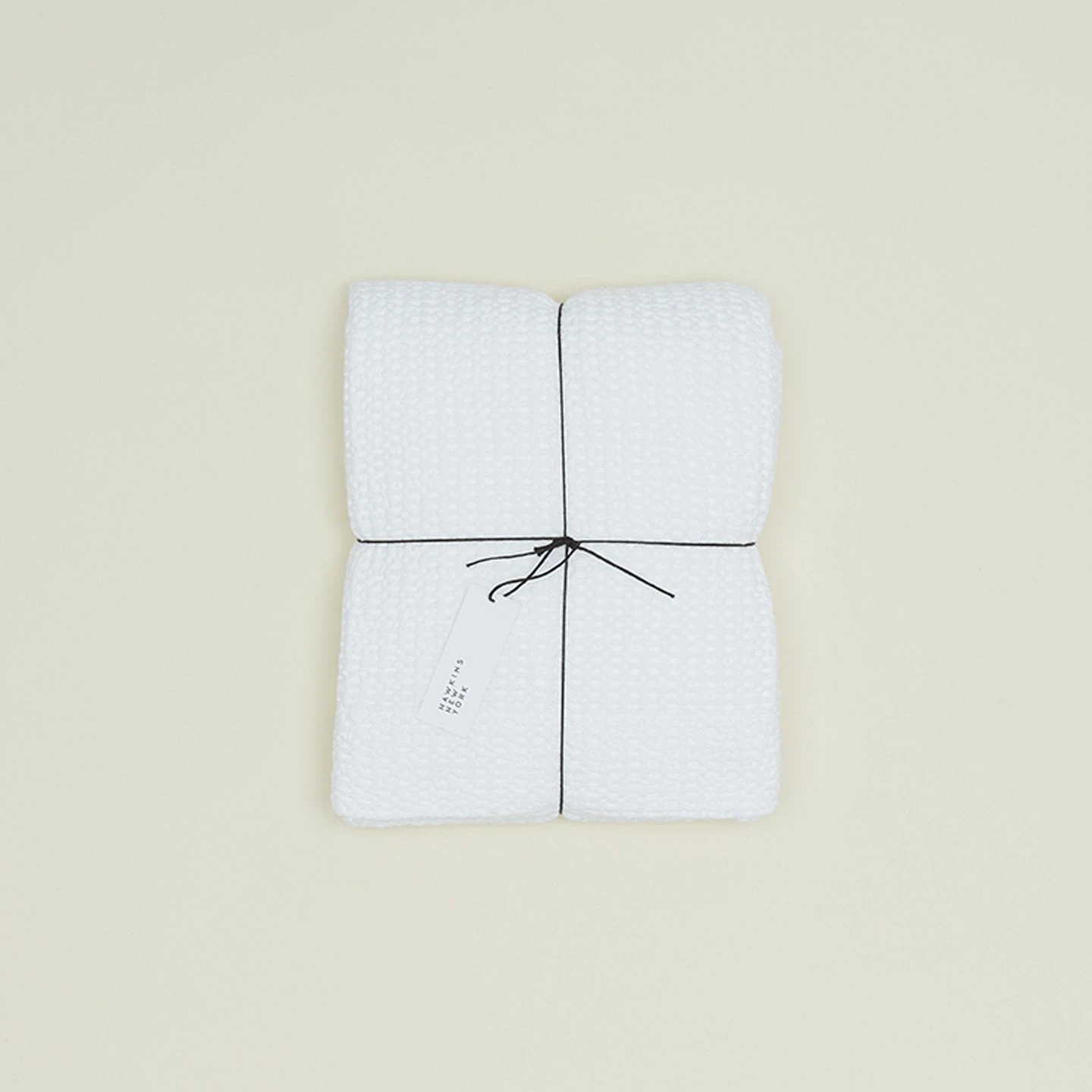 Simple Waffle Shower Curtain - White 3 Simple Waffle Shower Curtain - White