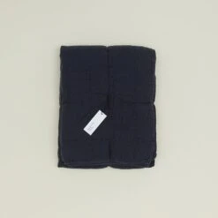 Simple Linen Quilt - Navy