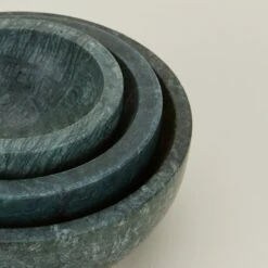 Simple Marble Bowl - Green -ferm LIVING Store 2022 FEBRUARY NEW THIRDPARTY3211