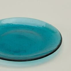 Glass Dinner Plate - Peacock -ferm LIVING Store BCS.500.10.001.490 c