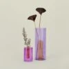 Reversible Glass Vase - Lilac/Peach -ferm LIVING Store BLD.100.30.00X.620 b