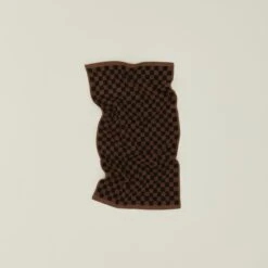 Roman Check Towel - Brown -ferm LIVING Store BNA.600.50.001.740 alt