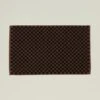Roman Check Bath Mat - Brown -ferm LIVING Store BNA.600.50.002.740 a