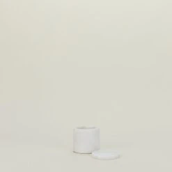Modern Marble Canister - White -ferm LIVING Store BST.100.40.010.000