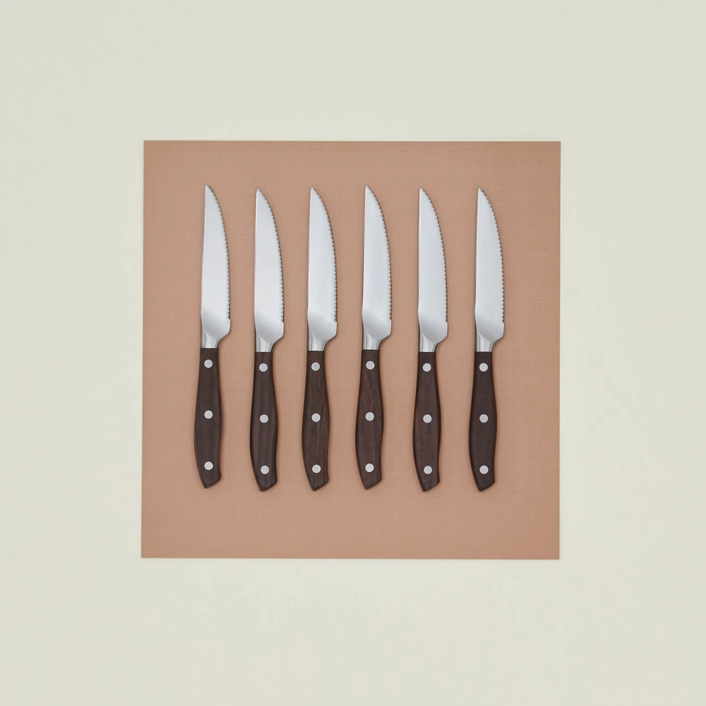 Rosewood Steak Knife Set 3 Rosewood Steak Knife Set