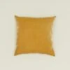 Reversible Velvet + Linen Pillow - Mustard -ferm LIVING Store EDD.300.30.001.365 a RT