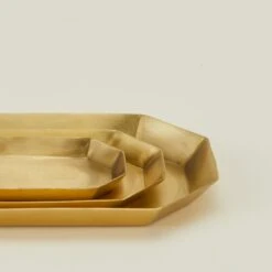 Brass Octagonal Tray -ferm LIVING Store FOG.100.60.00X.BRS DETAIL