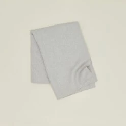 Washed Linen Waffle Throw Blanket - Natural