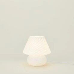 Glass Large Mushroom Lamp