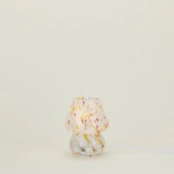 Glass Mini Mushroom Lamp - Confetti Multi -ferm LIVING Store FRE.200.50.003.150 b