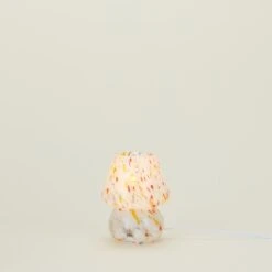Glass Mini Mushroom Lamp - Confetti Multi -ferm LIVING Store FRE.200.50.003.150 c