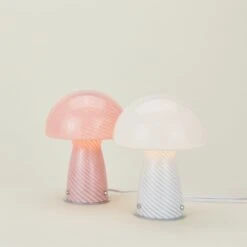 Glass Tall Mushroom Lamp - White -ferm LIVING Store FRE.200.50.004.095 MIX a