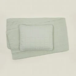 Simple Linen Quilted Shams, Set Of 2 - Sage -ferm LIVING Store HNY Quilts 02 RT b5477578 423b 4f6d 848e 5623c73454b0