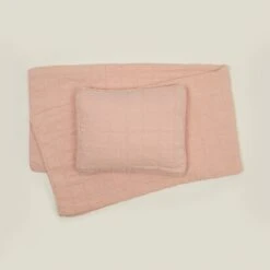 Simple Linen Quilt - Blush -ferm LIVING Store HNY Quilts 12 RT