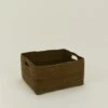 Essential Low Basket - Olive -ferm LIVING Store HNY.100.50.022.380 a