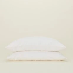 Simple Linen Pillowcases, Set Of 2 - Petal