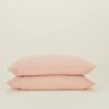 Simple Linen Pillowcases, Set Of 2 - Blush 1 Simple Linen Pillowcases, Set Of 2 - Blush -ferm LIVING Store HNY.300.10.026.095.STND