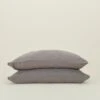 Simple Linen Pillowcases, Set Of 2 - Dark Grey -ferm LIVING Store HNY.300.10.026.910.STND