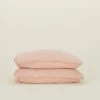 Simple Linen Quilted Shams, Set Of 2 - Blush -ferm LIVING Store HNY.300.10.028.095.Q