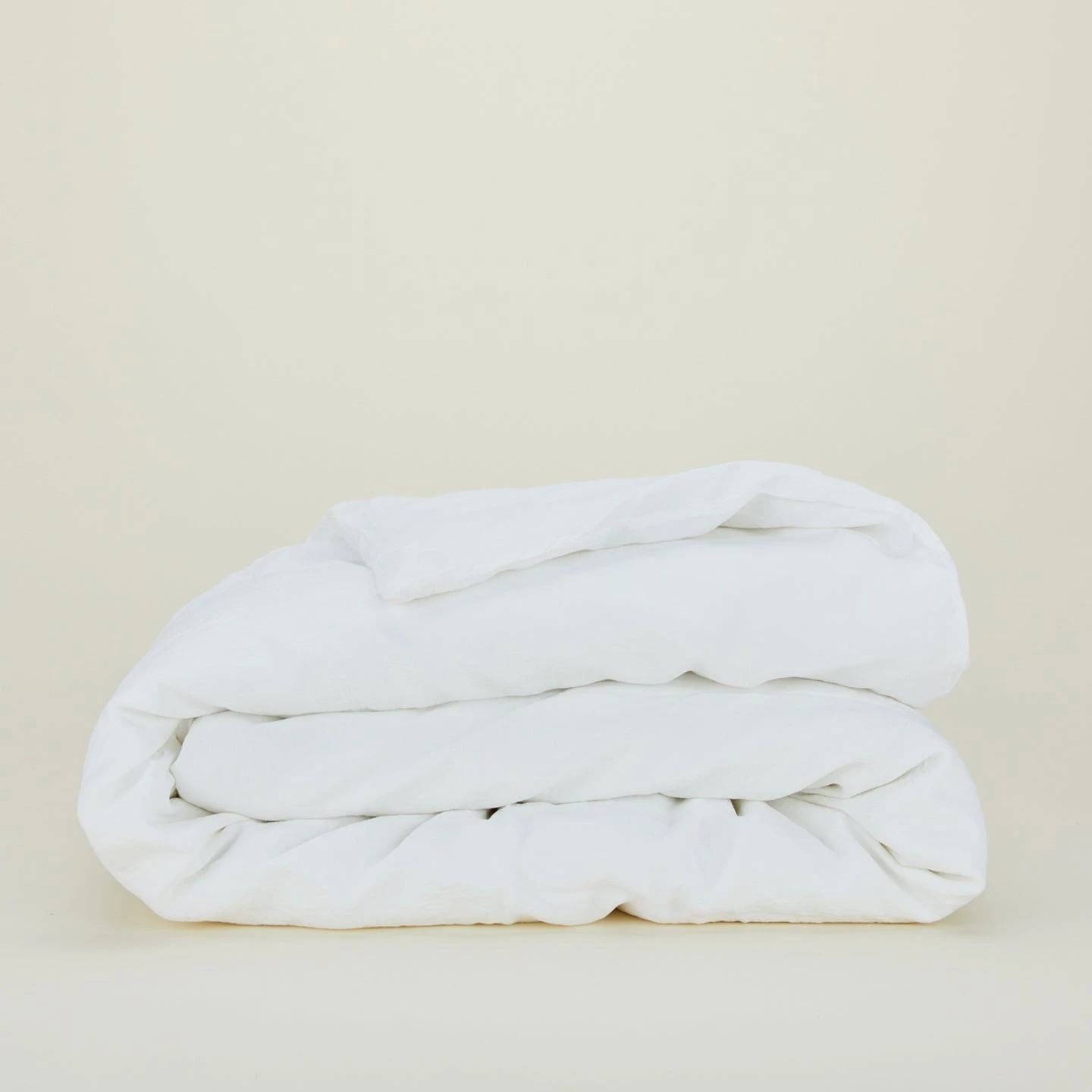 Simple Linen Duvet - White 3 Simple Linen Duvet - White