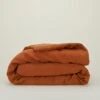 Simple Linen Duvet - Terracotta 1 Simple Linen Duvet - Terracotta -ferm LIVING Store HNY.300.10.039.770