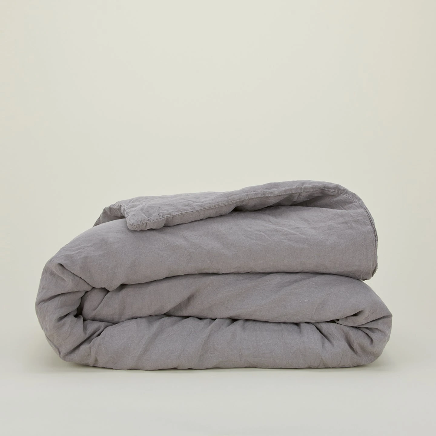 Simple Linen Duvet - Dark Grey 3 Simple Linen Duvet - Dark Grey