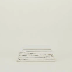 ferm LIVING Store 37 Essential Percale Sheet Set - Ivory