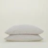Essential Percale Pillowcases, Set Of 2 - Light Grey -ferm LIVING Store HNY.300.10.043.050