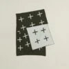 Cross Knit Throw - Olive -ferm LIVING Store HNY.300.30.052.380 b