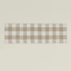 Simple Plaid Runner - Ivory/Flax -ferm LIVING Store HNY.300.40.030.045 a
