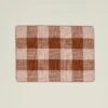 Simple Plaid Rug - Blush/Terracotta -ferm LIVING Store HNY.300.40.031.095 a