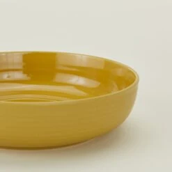 Essential Low Bowl, Set Of 4 - Mustard -ferm LIVING Store HNY.500.10.064.365 DETAIL