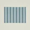 Essential Striped Placemat, Set Of 4 - Sky/Peacock -ferm LIVING Store HNY.500.50.070.510 a