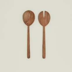 Hand Carved Walnut Serving Set -ferm LIVING Store HNY.500.70.003.WLNT a d4fe0e02 3fde 42c2 a9fc 65ff38574409