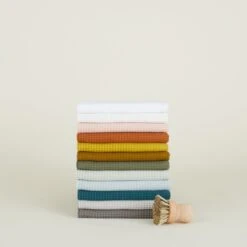 Essential Waffle Dish Towel - Mustard/Bronze -ferm LIVING Store HNY.500.75.030.MIX RT 9ba9a638 4621 4be1 89e8 ce122feb8aa5