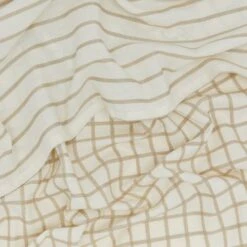 Essential Yarn Dyed Dish Towel, Set Of 2 - Ivory/Flax -ferm LIVING Store HNY.500.75.040.045 DETAIL