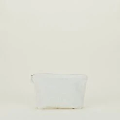 Simple Linen Zipper Pouch - Ivory -ferm LIVING Store HNY.600.50.041.045