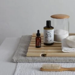 Simple Terry Bath Mat - Light Grey -ferm LIVING Store Holiday20200143 a