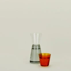 High Rise Carafe + Glass - Smoke/Amber