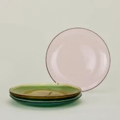 Glass Dinner Plate - Blush -ferm LIVING Store IMG 1625 d4048886 3958 4d1c 8aa0 293e10b5d423