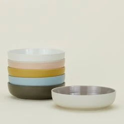 Essential Low Bowl, Set Of 4 - Mustard -ferm LIVING Store IMG 1631 996569fd 9667 4d5d a818 c4998a9f7f22