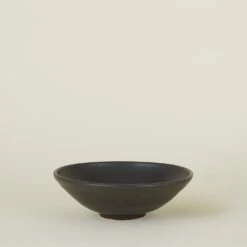 Stoneware Flared Bowl - Black