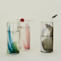 Blown Glass Highball - Peacock/Sky -ferm LIVING Store IMG 1692 d30e3b60 ba22 4979 a872 b9031b85c3e4