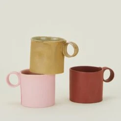 Loop Handled Mug - Blush -ferm LIVING Store IMG 1698