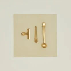 KIKKERLAND Brass Clips - Set Of 3